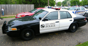 new albany ohio police car